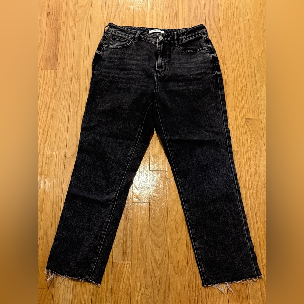 Pacsun straight leg black wash jeans